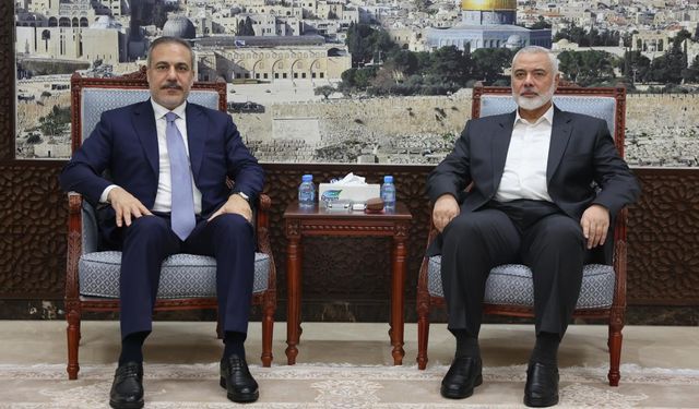 Bakan Fidan, Hamas Siyasi Büro Şefi İsmail Heniyye ile telefonda görüştü