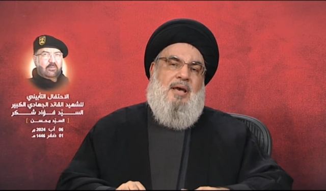 Nasrallah'tan işgalci İsrail'e net mesaj