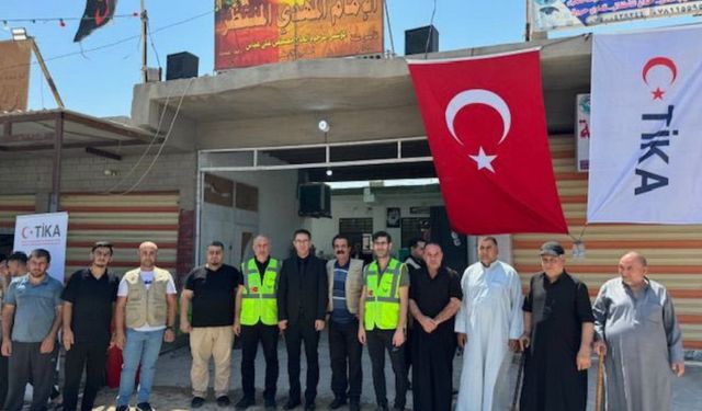 Türkiye Erbain yürüyüşünde iki ikram çadırı kurdu