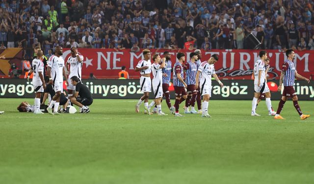 Trabzonspor Beşiktaş derbisinden kazanan çıkmadı