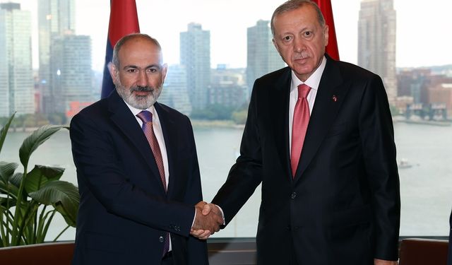 Cumhurbaşkanı Erdoğan, Ermenistan Başbakanı Paşinyan'ı kabul etti