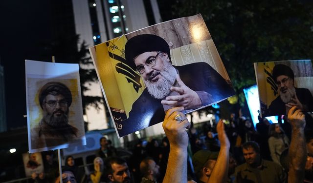 Hasan Nasrallah'ın şehit edilmesi İstanbul'da protesto edildi