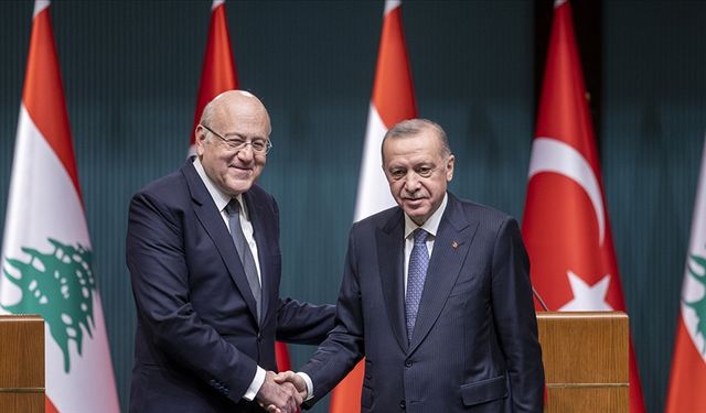 Cumhurbaşkanı Erdoğan, Lübnan Başbakanı Mikati ile görüştü