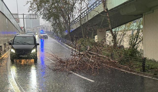 İstanbul'da fırtına ve sağanak etkili oluyor