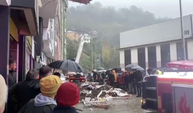 Rize'de heyelan: 1 ölü, 3 yaralı