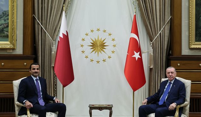 Cumhurbaşkanı Erdoğan, Katar Emiri Al Sani ile görüştü