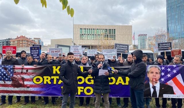 Blinken'ın Ankara ziyareti protesto edildi