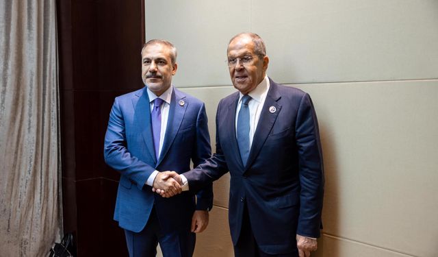 Hakan Fidan ile Sergey Lavrov görüştü