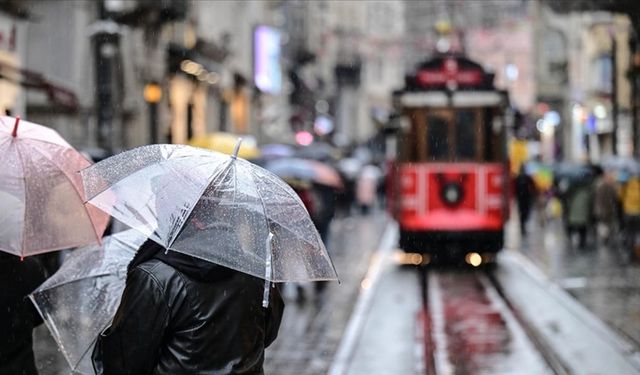 Marmara Bölgesi'ndeki bazı iller için kuvvetli yağış uyarısı