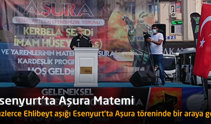 İstanbul Esenyurt'ta Aşura matem merasimi düzenlendi