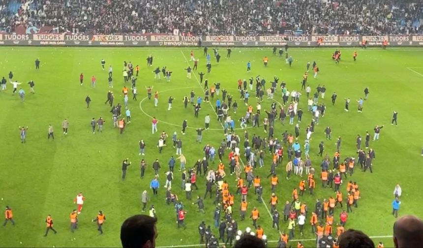 Trabzon'daki olaylı maçta cezalar belli oldu