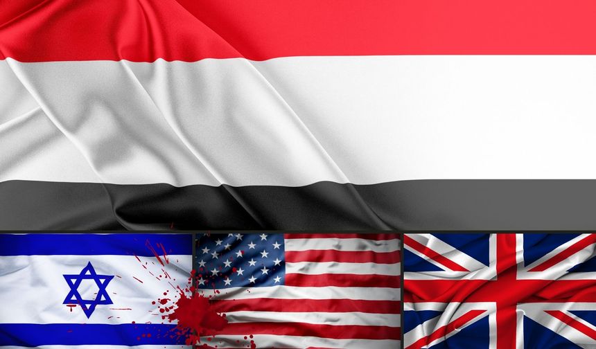 ABD, İngiltere ve Siyonist İsrail'den Yemen'e hava saldırısı