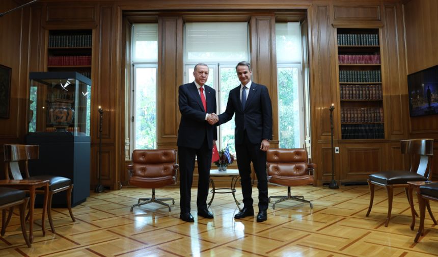 Cumhurbaşkanı Erdoğan ile Miçotakis bir yıl içerisinde 4'üncü kez buluşacak