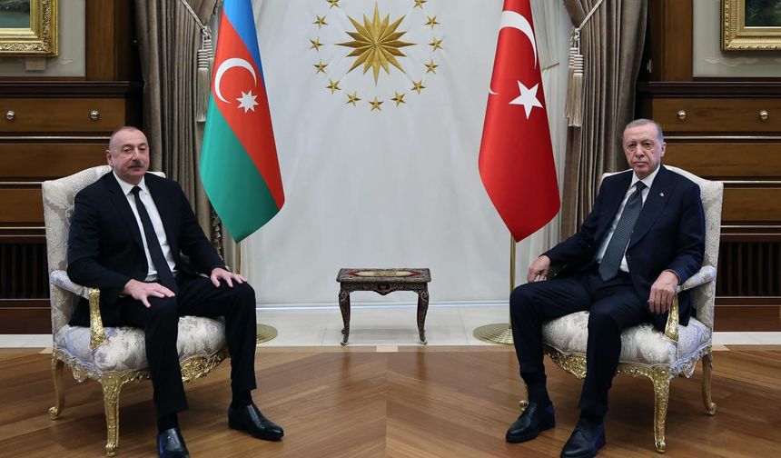 Erdoğan'dan Aliyev ile görüşmesinde Gazze vurgusu