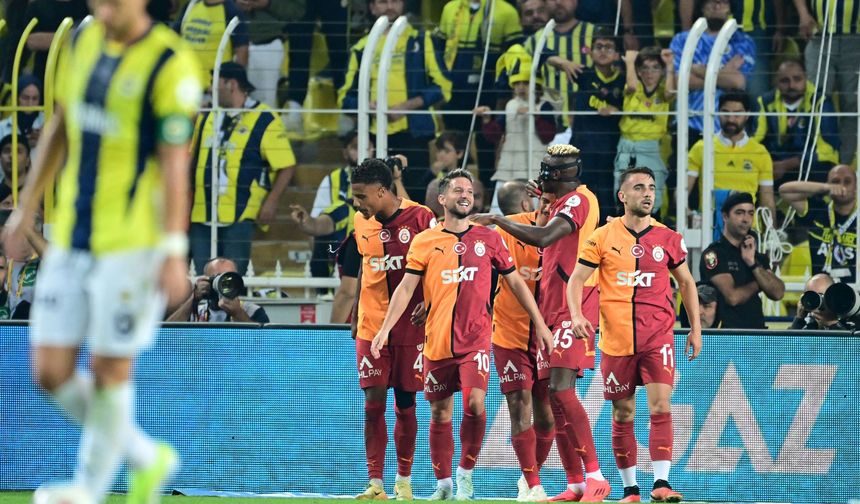 Derbide zafer Galatasaray'ın