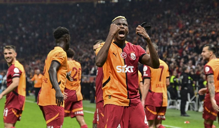 Derbide kazanan Galatasaray oldu