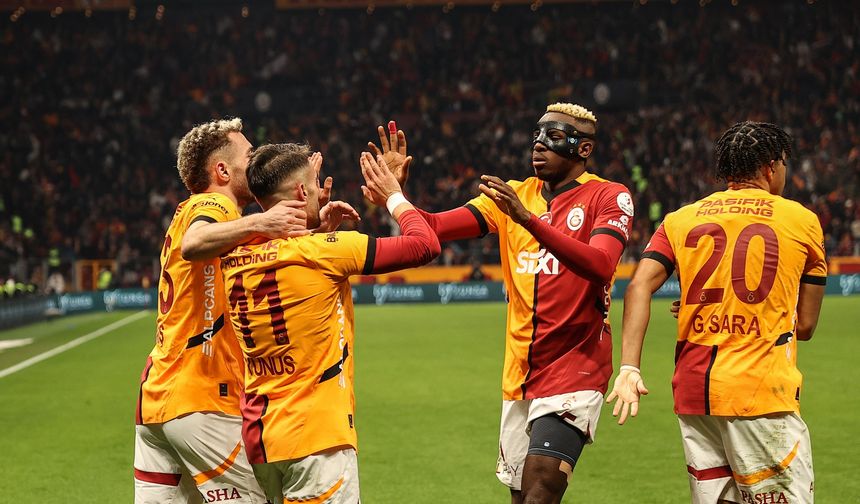 Galatasaray Göztepe'yi 2-1 mağlup etti