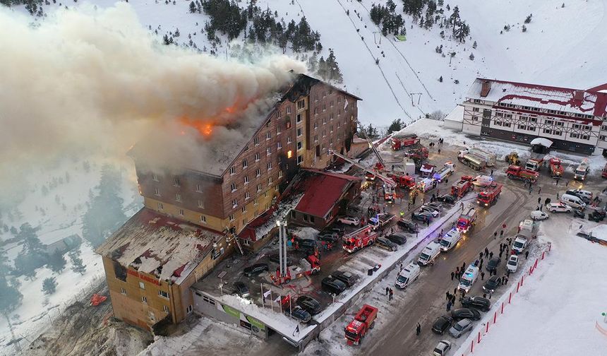 Bolu'da otel yangını: Ölü sayısı 76'ya yükseldi