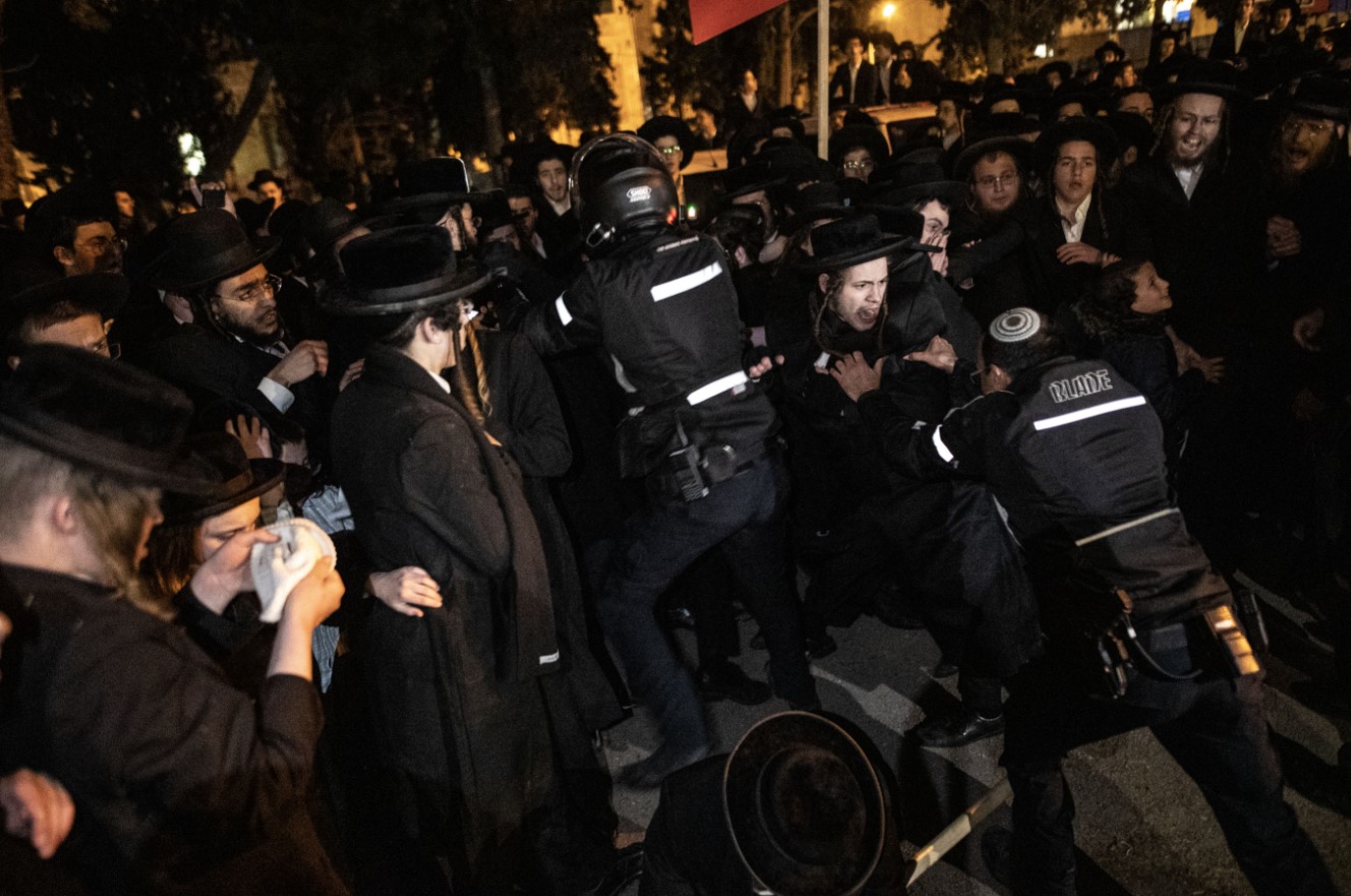 Yüzlerce Haredi Yahudi, Siyonist rejimi protesto etti