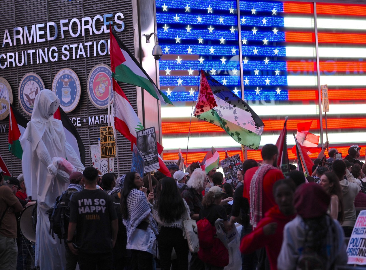 ABD'de Netanyahu karşıtı protesto